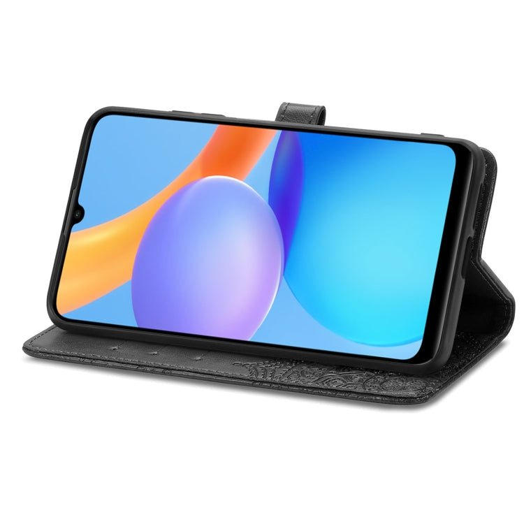 For Honor Play 5T Mandala Flower Embossed Horizontal Flip Leather Case with Bracket / Card Slot / Wallet / Lanyard