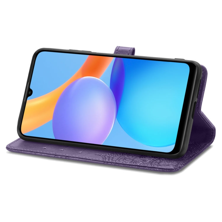 For Honor Play 5T Mandala Flower Embossed Horizontal Flip Leather Case with Bracket / Card Slot / Wallet / Lanyard