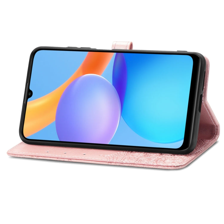 For Honor Play 5T Mandala Flower Embossed Horizontal Flip Leather Case with Bracket / Card Slot / Wallet / Lanyard