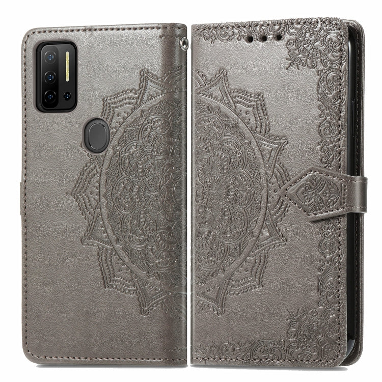 For Ulefone Note 11 Plus Mandala Flower Embossed Horizontal Flip Leather Case with Bracket / Card Slot / Wallet / Lanyard