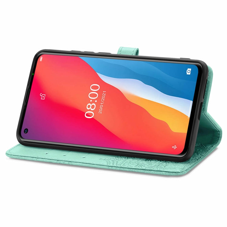 For Ulefone Note 11 Plus Mandala Flower Embossed Horizontal Flip Leather Case with Bracket / Card Slot / Wallet / Lanyard