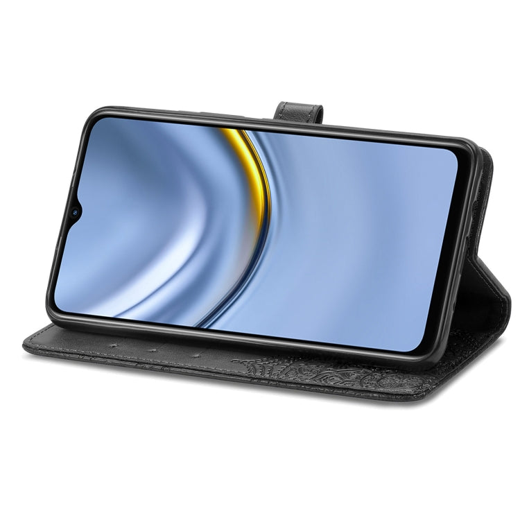 For Huawei Enjoy 20 5G Mandala Flower Embossed Horizontal Flip Leather Case with Bracket / Card Slot / Wallet / Lanyard