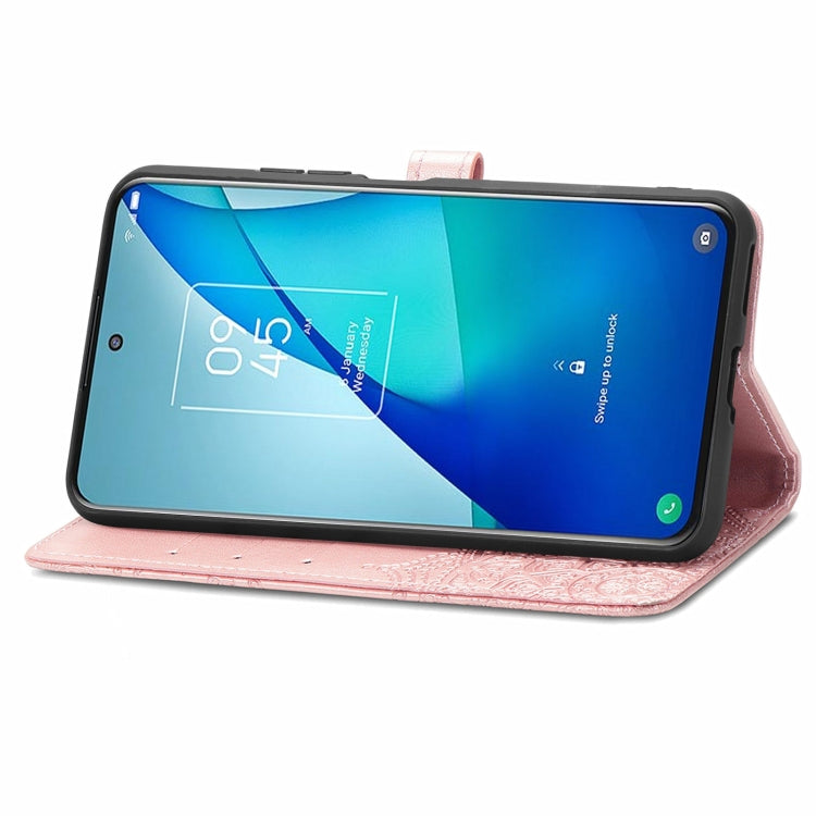 For TCL 20S Mandala Flower Embossed Horizontal Flip Leather Case with Bracket / Card Slot / Wallet / Lanyard