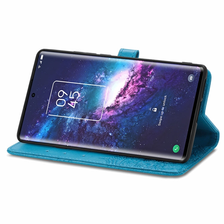 For TCL 20 Pro 5G Mandala Flower Embossed Horizontal Flip Leather Case with Bracket / Card Slot / Wallet / Lanyard