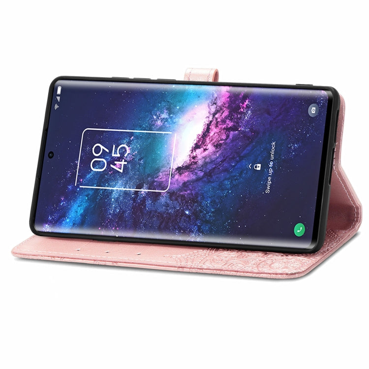 For TCL 20 Pro 5G Mandala Flower Embossed Horizontal Flip Leather Case with Bracket / Card Slot / Wallet / Lanyard
