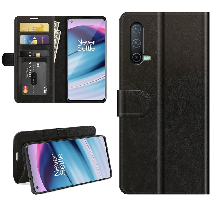 For OnePlus Nord CE 5G R64 Texture Single Horizontal Flip Protective Case with Holder & Card Slots & Wallet& Photo Frame