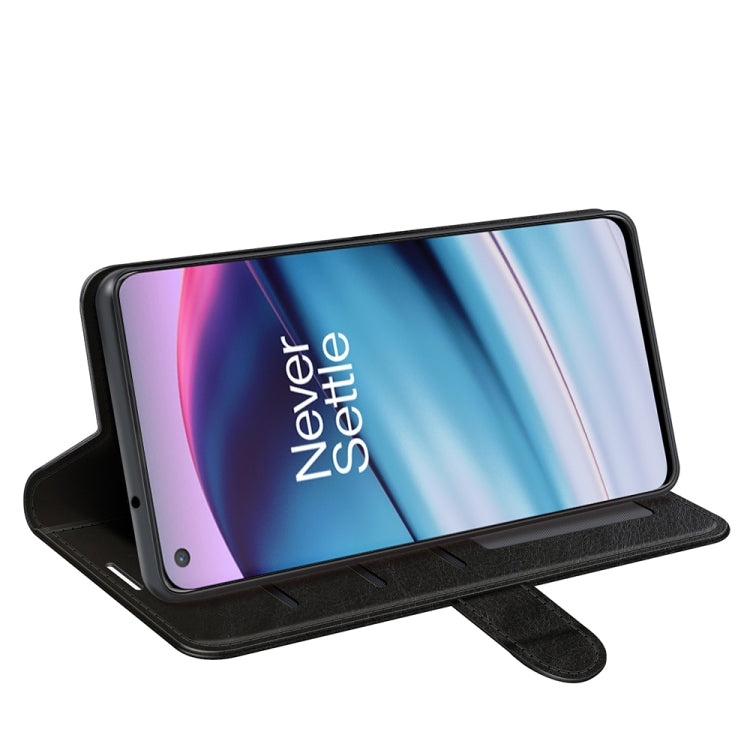 For OnePlus Nord CE 5G R64 Texture Single Horizontal Flip Protective Case with Holder & Card Slots & Wallet& Photo Frame