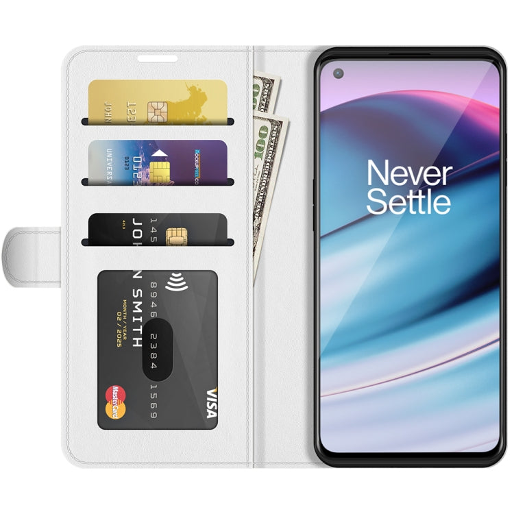 For OnePlus Nord CE 5G R64 Texture Single Horizontal Flip Protective Case with Holder & Card Slots & Wallet& Photo Frame