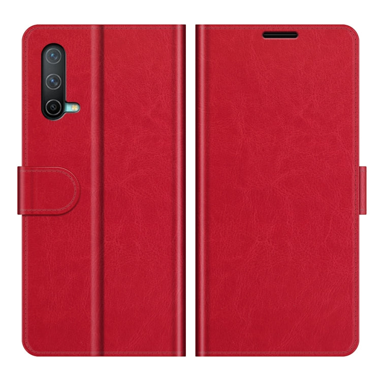 For OnePlus Nord CE 5G R64 Texture Single Horizontal Flip Protective Case with Holder & Card Slots & Wallet& Photo Frame