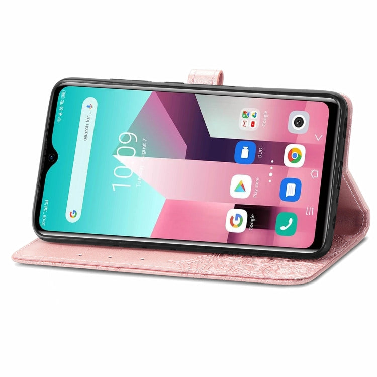 For Blackview A80 Pro Mandala Flower Embossed Horizontal Flip Leather Case with Holder & Three Card Slots & Wallet & Lanyard