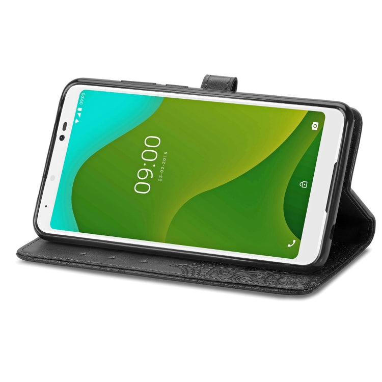 For Wiko Jerry 4 Mandala Flower Embossed Horizontal Flip Leather Case with Holder & Three Card Slots & Wallet & Lanyard