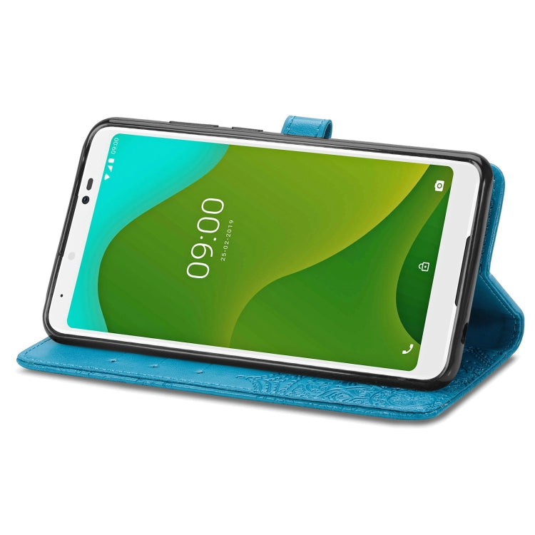 For Wiko Jerry 4 Mandala Flower Embossed Horizontal Flip Leather Case with Holder & Three Card Slots & Wallet & Lanyard