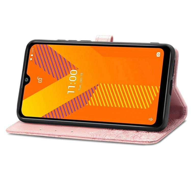 For Wiko Y62 Mandala Flower Embossed Horizontal Flip Leather Case with Holder & Three Card Slots & Wallet & Lanyard