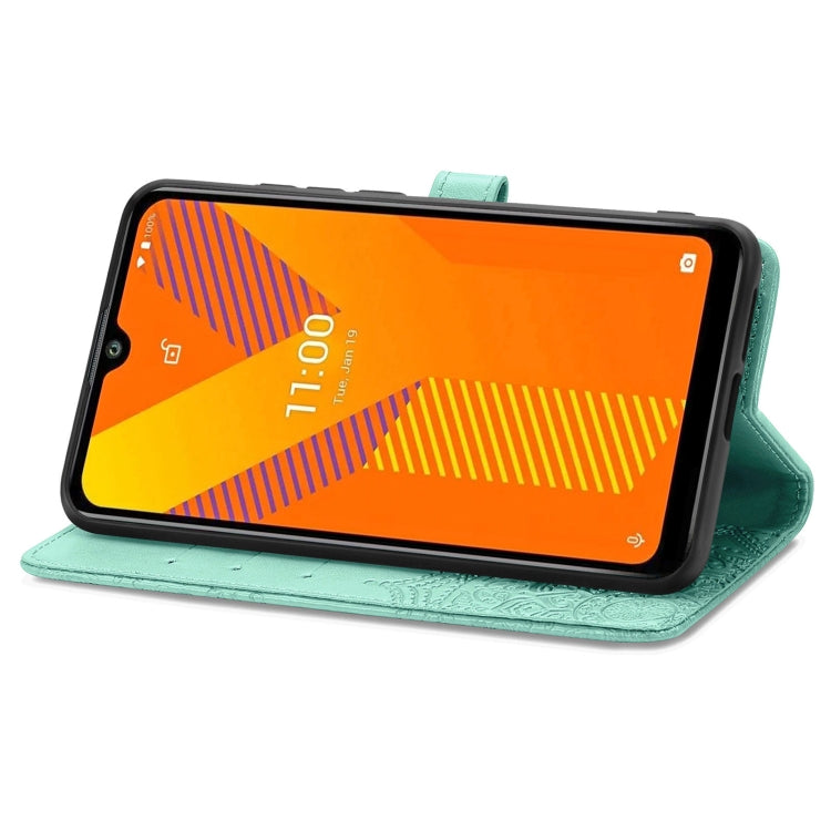 For Wiko Y62 Mandala Flower Embossed Horizontal Flip Leather Case with Holder & Three Card Slots & Wallet & Lanyard