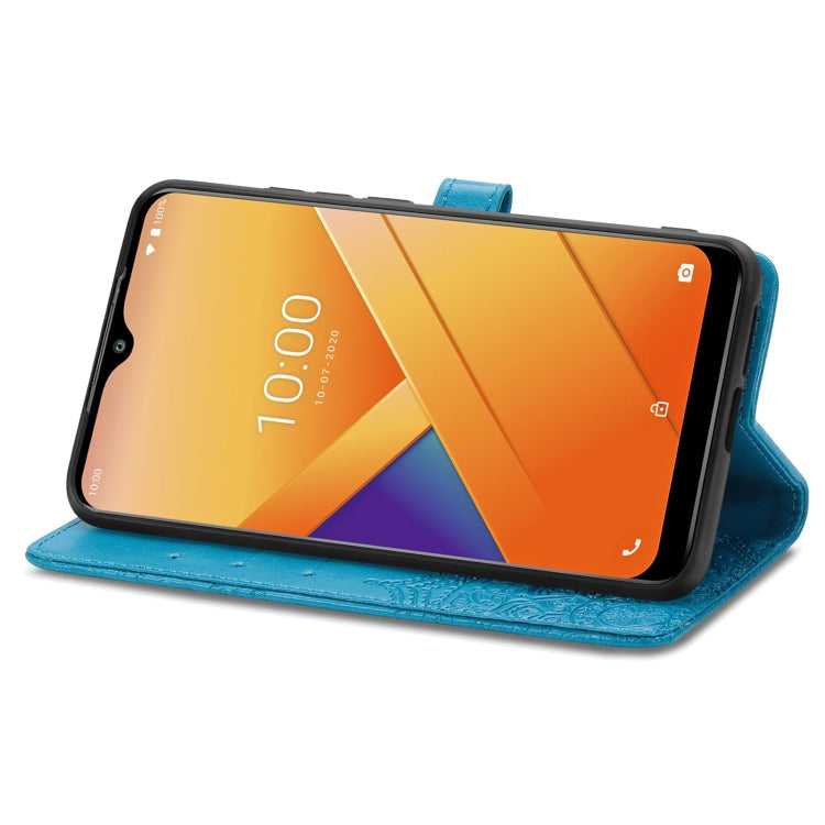 For Wiko Y81 Mandala Flower Embossed Horizontal Flip Leather Case with Holder & Three Card Slots & Wallet & Lanyard