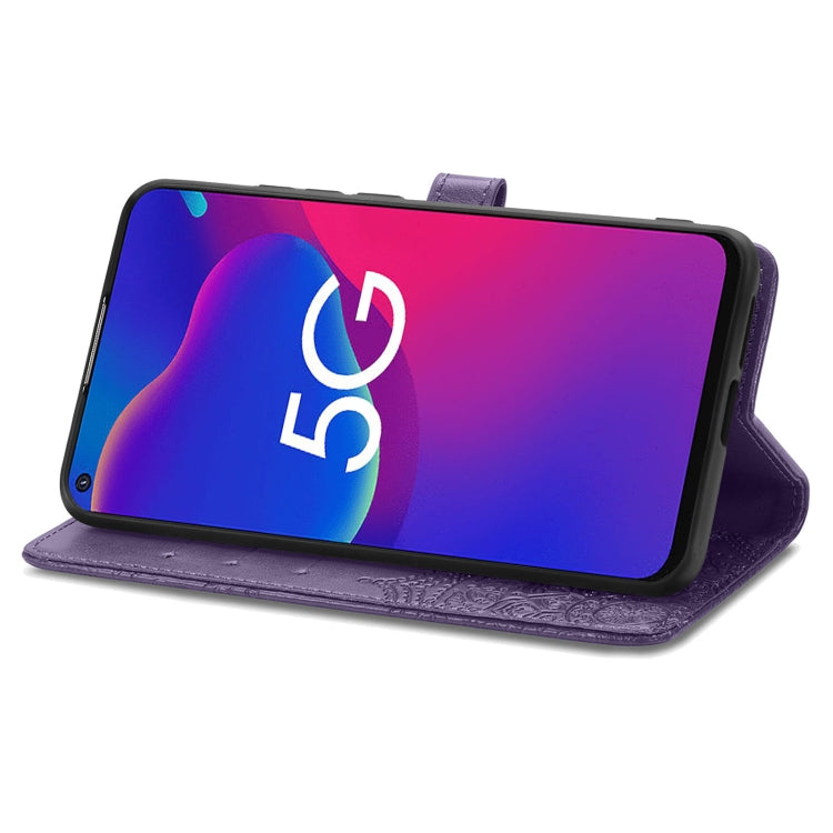 For ZTE Axon 11 SE 5G Mandala Flower Embossed Horizontal Flip Leather Case with Holder & Three Card Slots & Wallet & Lanyard