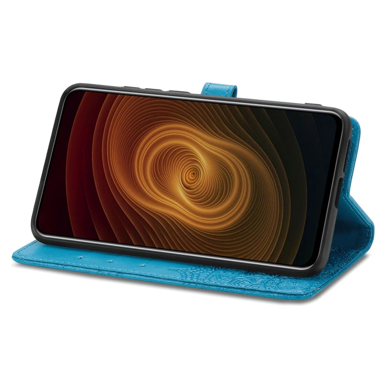 For ZTE Axon 20 5G Mandala Flower Embossed Horizontal Flip Leather Case with Holder & Three Card Slots & Wallet & Lanyard