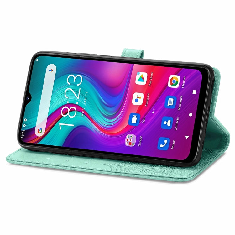 For Doogee X96 Pro Mandala Flower Embossed Horizontal Flip Leather Case with Holder & Three Card Slots & Wallet & Lanyard