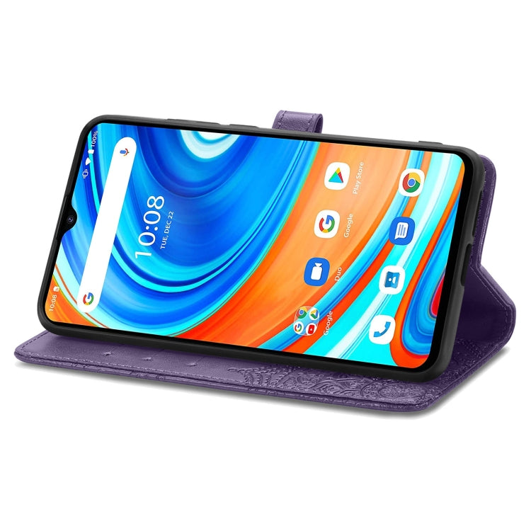 For UMIDIGI A9 Mandala Flower Embossed Horizontal Flip Leather Case with Holder & Three Card Slots & Wallet & Lanyard