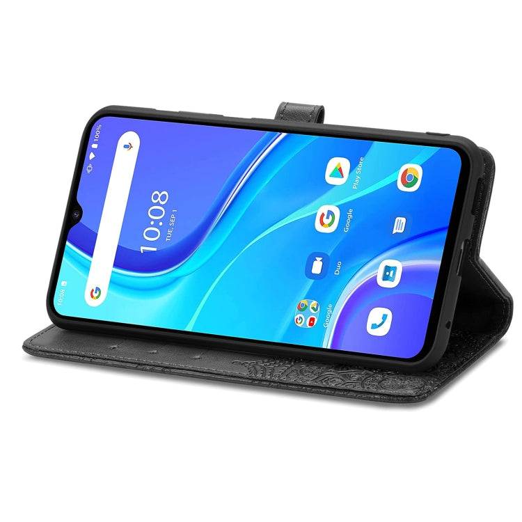 For UMIDIGI A7S Mandala Flower Embossed Horizontal Flip Leather Case with Holder & Three Card Slots & Wallet & Lanyard