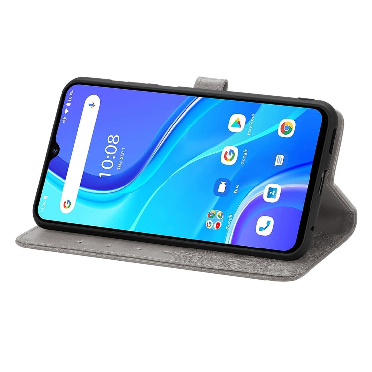 For UMIDIGI A7S Mandala Flower Embossed Horizontal Flip Leather Case with Holder & Three Card Slots & Wallet & Lanyard