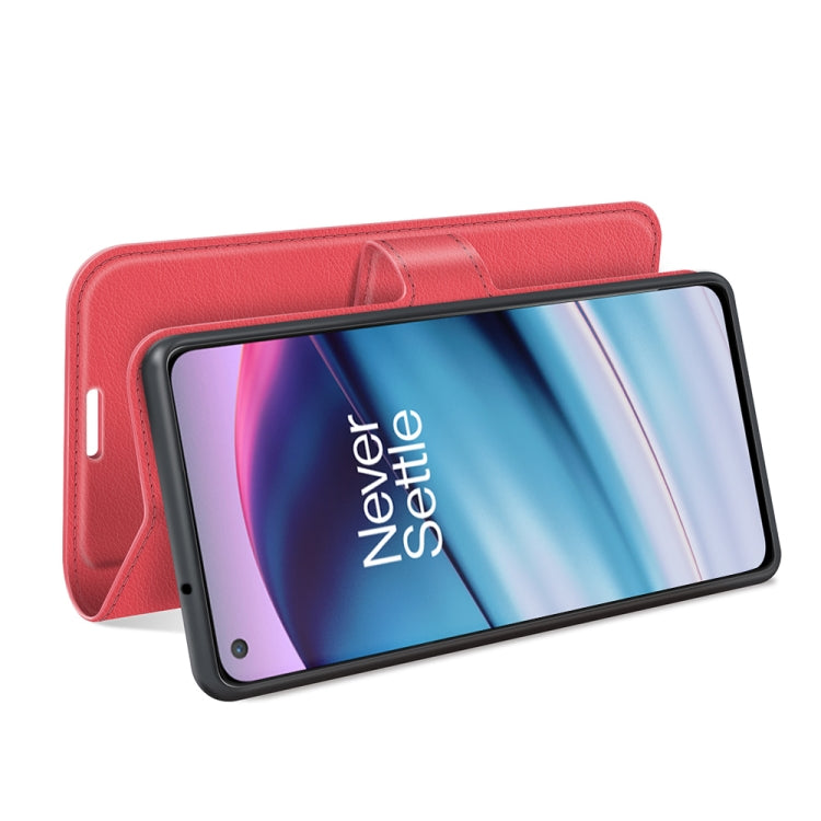 For OnePlus Nord CE 5G Litchi Texture Horizontal Flip Protective Case with Holder & Card Slots & Wallet