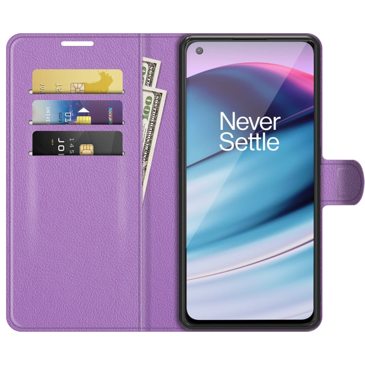 For OnePlus Nord CE 5G Litchi Texture Horizontal Flip Protective Case with Holder & Card Slots & Wallet