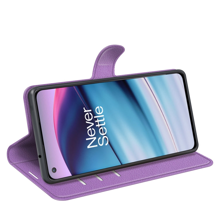 For OnePlus Nord CE 5G Litchi Texture Horizontal Flip Protective Case with Holder & Card Slots & Wallet