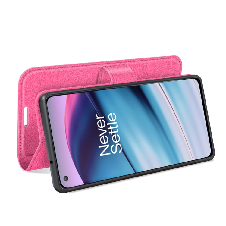 For OnePlus Nord CE 5G Litchi Texture Horizontal Flip Protective Case with Holder & Card Slots & Wallet