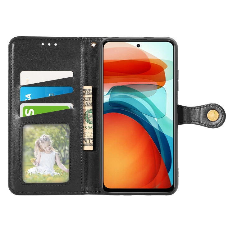 For Xiaomi Redmi Note 10 Pro 5G / Poco X3 GT Solid Color Leather Buckle Phone Case with Lanyard & Photo Frame & Card Slot & Wallet & Stand Function