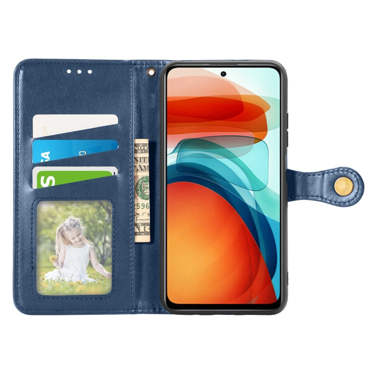For Xiaomi Redmi Note 10 Pro 5G / Poco X3 GT Solid Color Leather Buckle Phone Case with Lanyard & Photo Frame & Card Slot & Wallet & Stand Function
