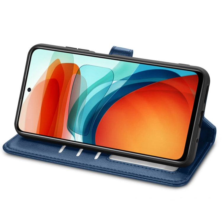 For Xiaomi Redmi Note 10 Pro 5G / Poco X3 GT Solid Color Leather Buckle Phone Case with Lanyard & Photo Frame & Card Slot & Wallet & Stand Function