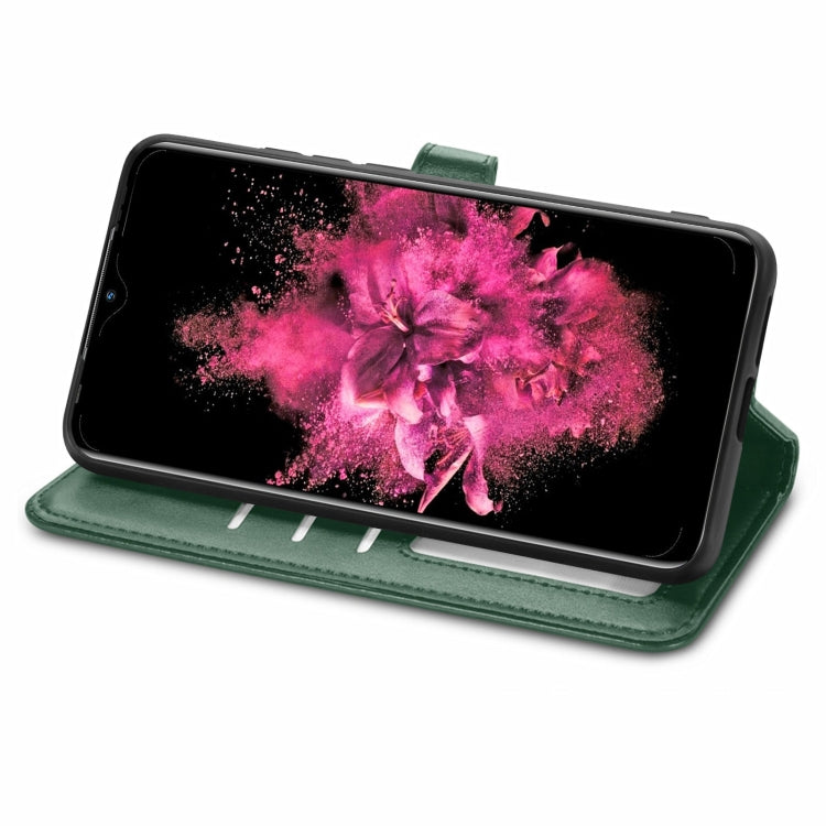 For Infinix Hot 10 Play Solid Color Leather Buckle Phone Case