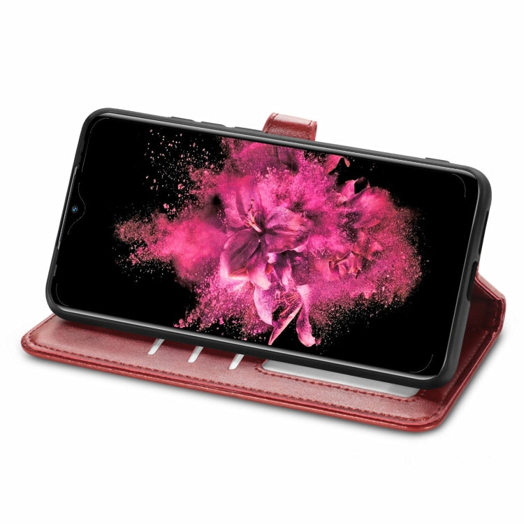 For Infinix Hot 10 Play Solid Color Leather Buckle Phone Case