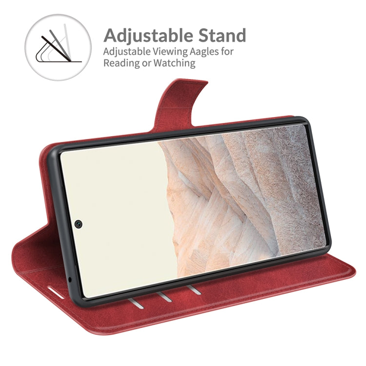 Retro Calf Pattern Buckle Horizontal Flip Leather Case with Holder & Card Slots & Wallet For Google Pixel 6 Pro