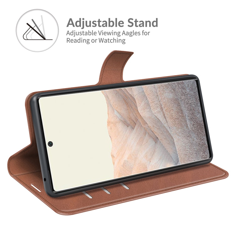 Retro Calf Pattern Buckle Horizontal Flip Leather Case with Holder & Card Slots & Wallet For Google Pixel 6 Pro