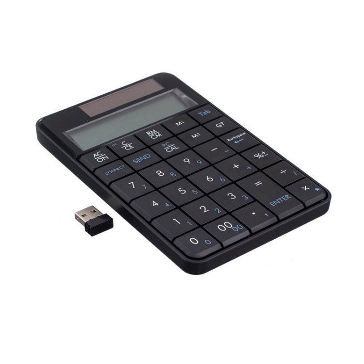 MC-56AG Portable 2-in-1 2.4G Wireless USB Mini Numeric Keyboard with Calculator, Display Screen