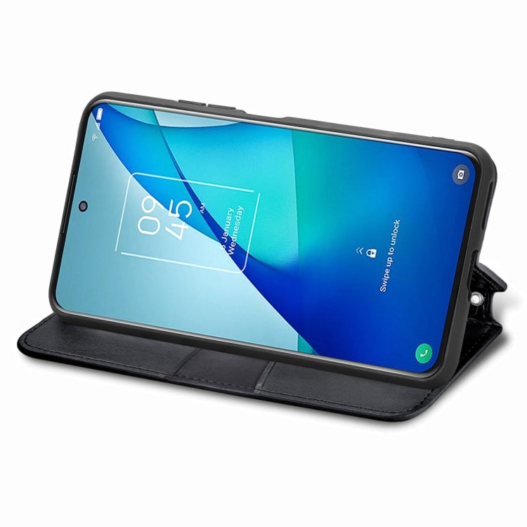 For TCL 20S Blooming Mandala Embossed Pattern Magnetic Horizontal Flip Leather Case with Holder & Card Slots & Wallet