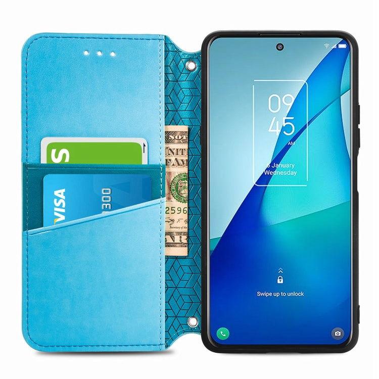 For TCL 20S Blooming Mandala Embossed Pattern Magnetic Horizontal Flip Leather Case with Holder & Card Slots & Wallet