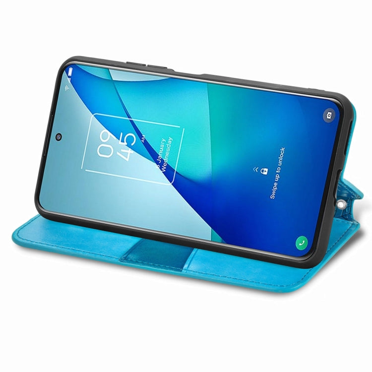 For TCL 20S Blooming Mandala Embossed Pattern Magnetic Horizontal Flip Leather Case with Holder & Card Slots & Wallet