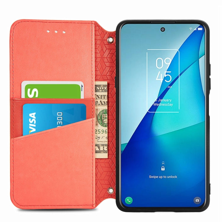 For TCL 20S Blooming Mandala Embossed Pattern Magnetic Horizontal Flip Leather Case with Holder & Card Slots & Wallet