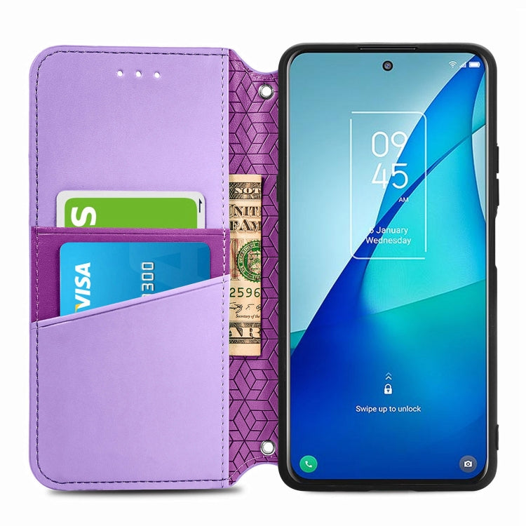 For TCL 20S Blooming Mandala Embossed Pattern Magnetic Horizontal Flip Leather Case with Holder & Card Slots & Wallet