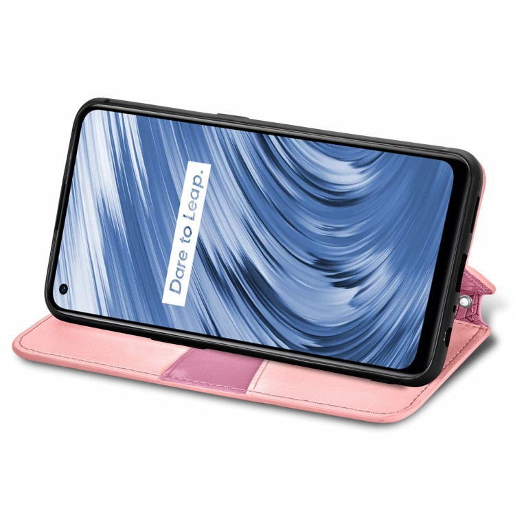 For OPPO Realme V15 5G Blooming Mandala Embossed Pattern Magnetic Horizontal Flip Leather Case with Holder & Card Slots & Wallet