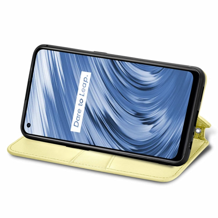 For OPPO Realme V15 5G Blooming Mandala Embossed Pattern Magnetic Horizontal Flip Leather Case with Holder & Card Slots & Wallet