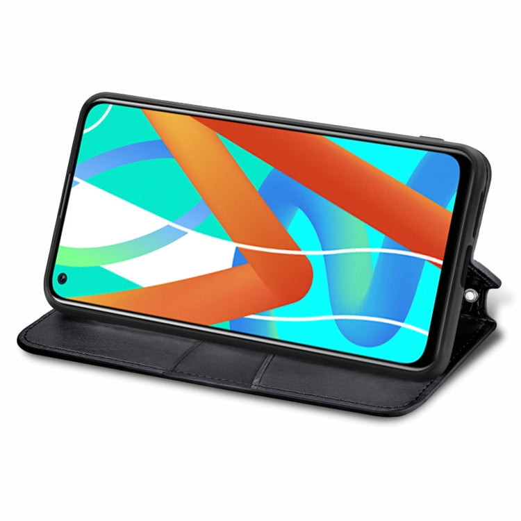 For OPPO Realme V13 Blooming Mandala Embossed Pattern Magnetic Horizontal Flip Leather Case with Holder & Card Slots & Wallet