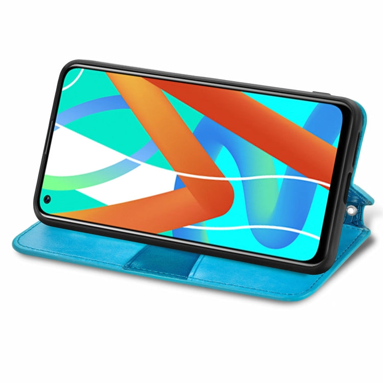 For OPPO Realme V13 Blooming Mandala Embossed Pattern Magnetic Horizontal Flip Leather Case with Holder & Card Slots & Wallet