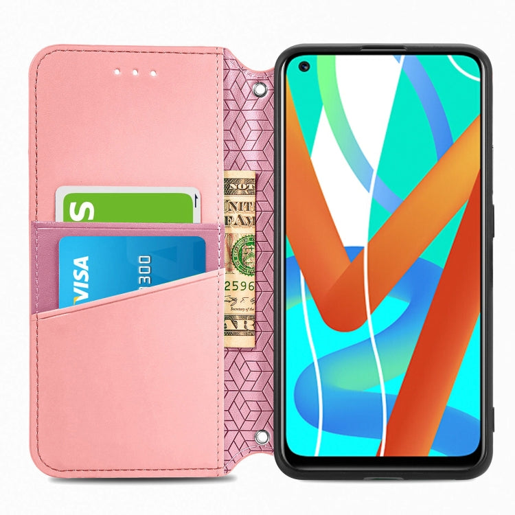For OPPO Realme V13 Blooming Mandala Embossed Pattern Magnetic Horizontal Flip Leather Case with Holder & Card Slots & Wallet