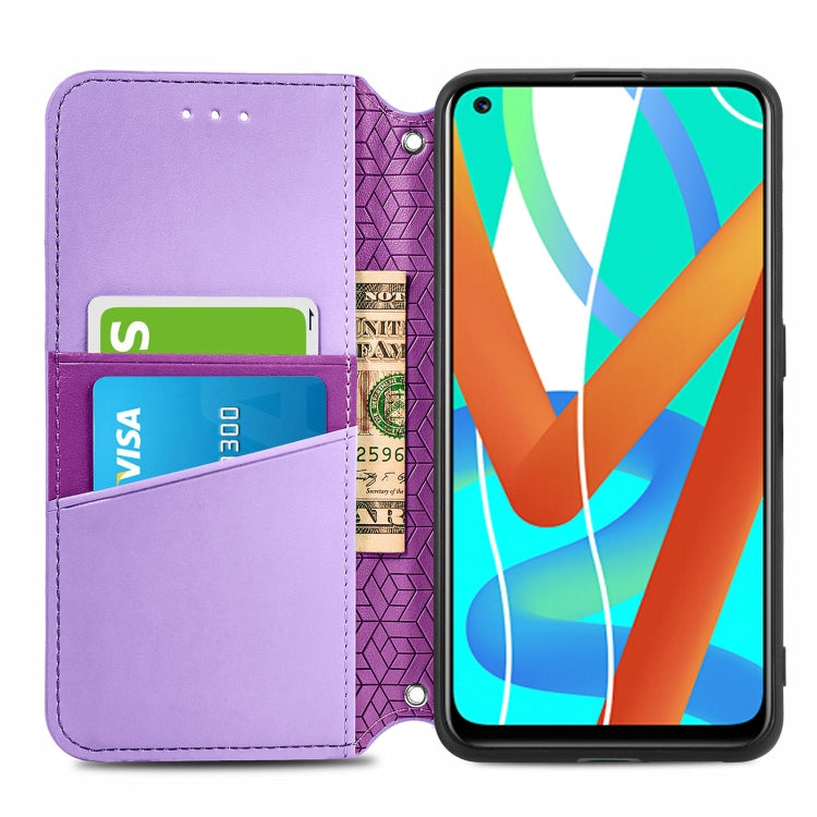 For OPPO Realme V13 Blooming Mandala Embossed Pattern Magnetic Horizontal Flip Leather Case with Holder & Card Slots & Wallet