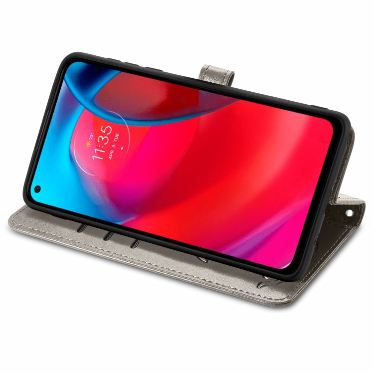 For Motorola MOTO G Stylus 5G Cute Cat and Dog Embossed Horizontal Flip Leather Case with Holder & Card Slots & Wallet & Lanyard