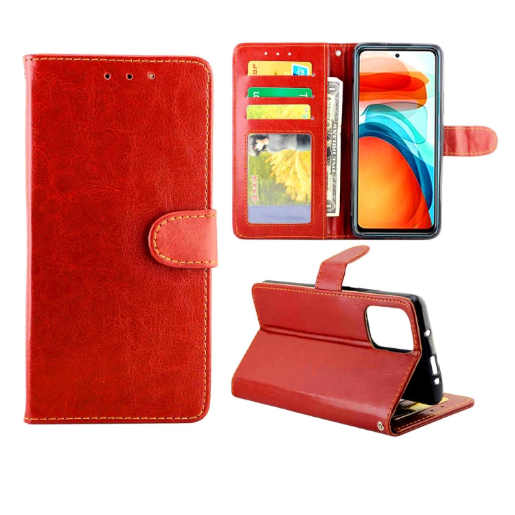 For Xiaomi Redmi Note10 Pro 5G / Poco X3 GT 5G Crazy Horse Texture Leather Horizontal Flip Protective Case with Holder & Card Slots & Wallet & Photo Frame